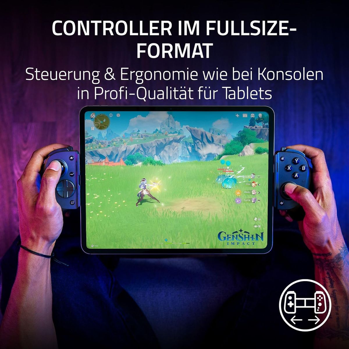 Razer Kishi Ultra V3 Pro XL Gamepad, kabelgebunden USB-C für Android, PC, Xbox, iOS, Analog/Digital, 3,5-mm, Schwarz