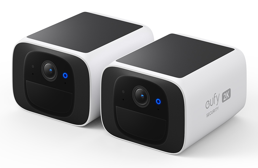 Eufy SoloCam S220 Cube IP-Sicherheitskamera Innen & Außen, Kabellos WLAN, Nachtsicht IR, IP67, Decke/Wand, Weiß
