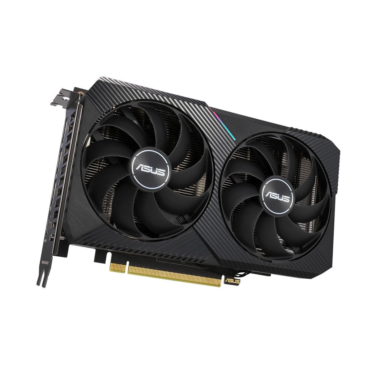 ASUS Dual RTX3060-O12G-V2 OC Edition NVIDIA GeForce RTX 3060 12 GB GDDR6, PCIe 4.0, HDMI 2.1, 3x DisplayPort, 2x Axial-Lüfter, 2-Slot