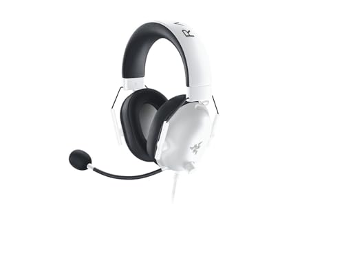 Razer BlackShark V2 X White Special Edition Headset ohrumschließend kabelgebunden 3,5 mm Stecker Geräuschisolierung weiß