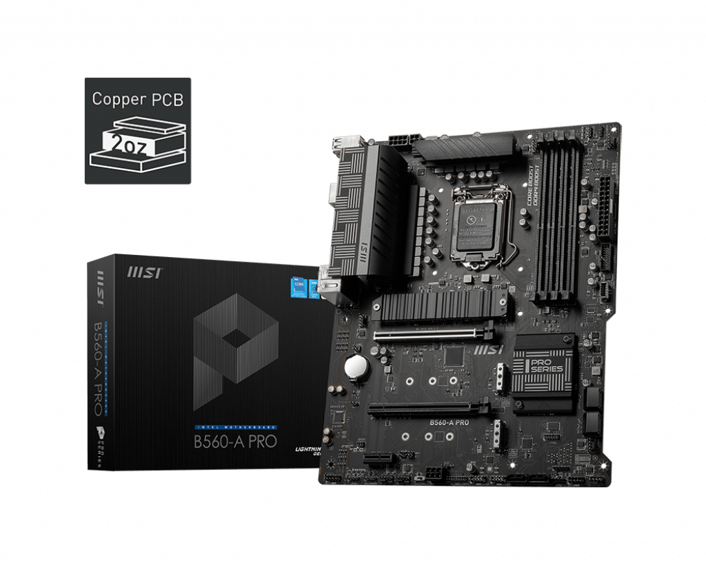 MSI B560-A PRO Motherboard Intel B560 LGA 1200 ATX