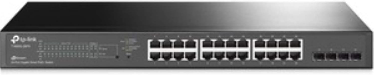 TP-Link T1600G-28PS - Jetstream 24-Port Gigabit Smart PoE Switch with 4 SFP Slots