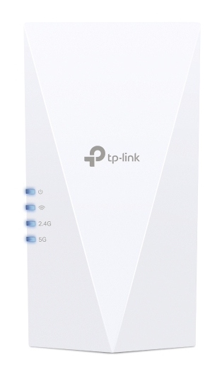 TP-Link RE780X V2.0 WLAN-Repeater AX3000, Dual-Band Wi‑Fi 6 (802.11ax), 1x Gigabit-LAN, Weiß, EU Stecker