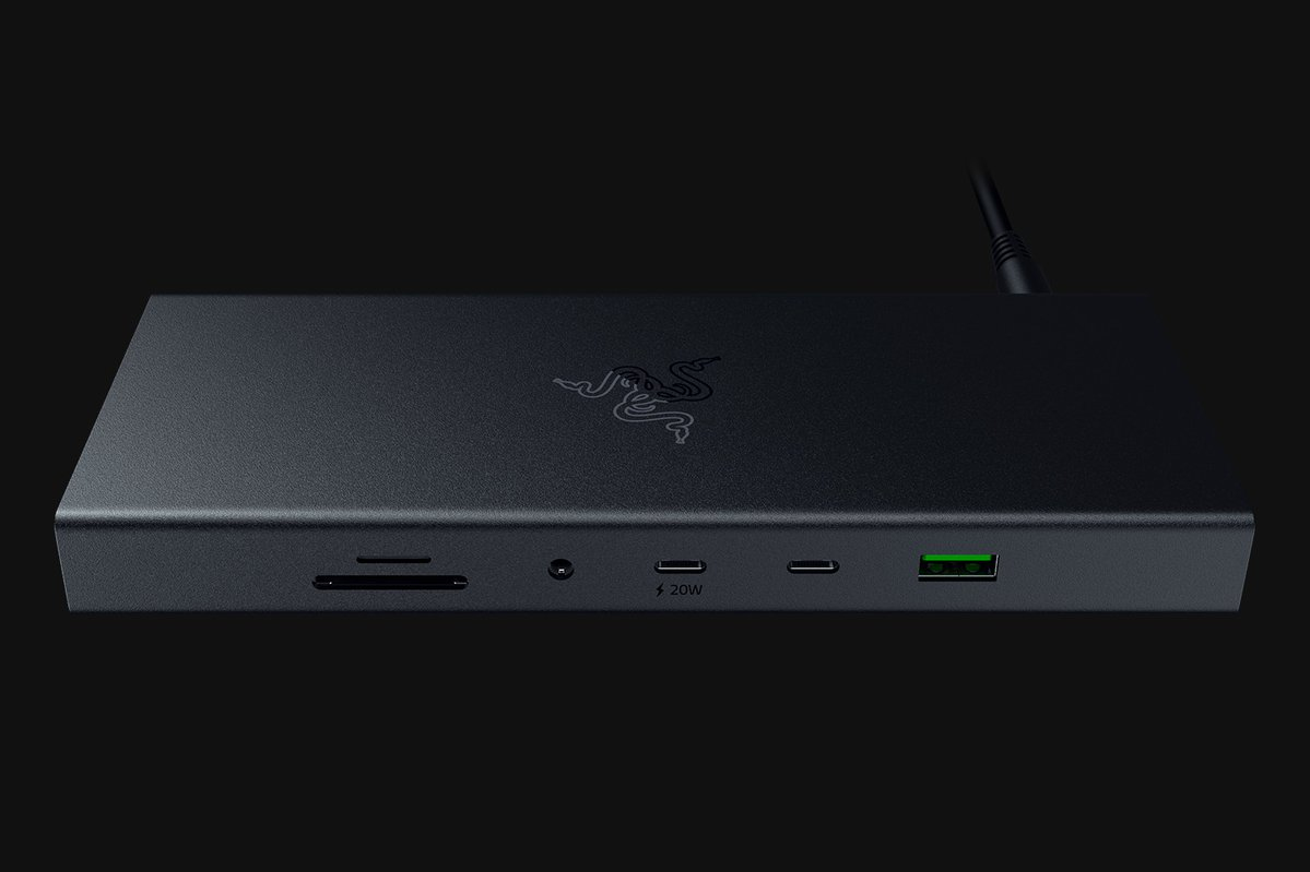 Razer laptop-dockingstation & portreplikator Kabelgebunden USB 3.2 Gen 1 (3.1 Gen 1) Type-C Schwarz