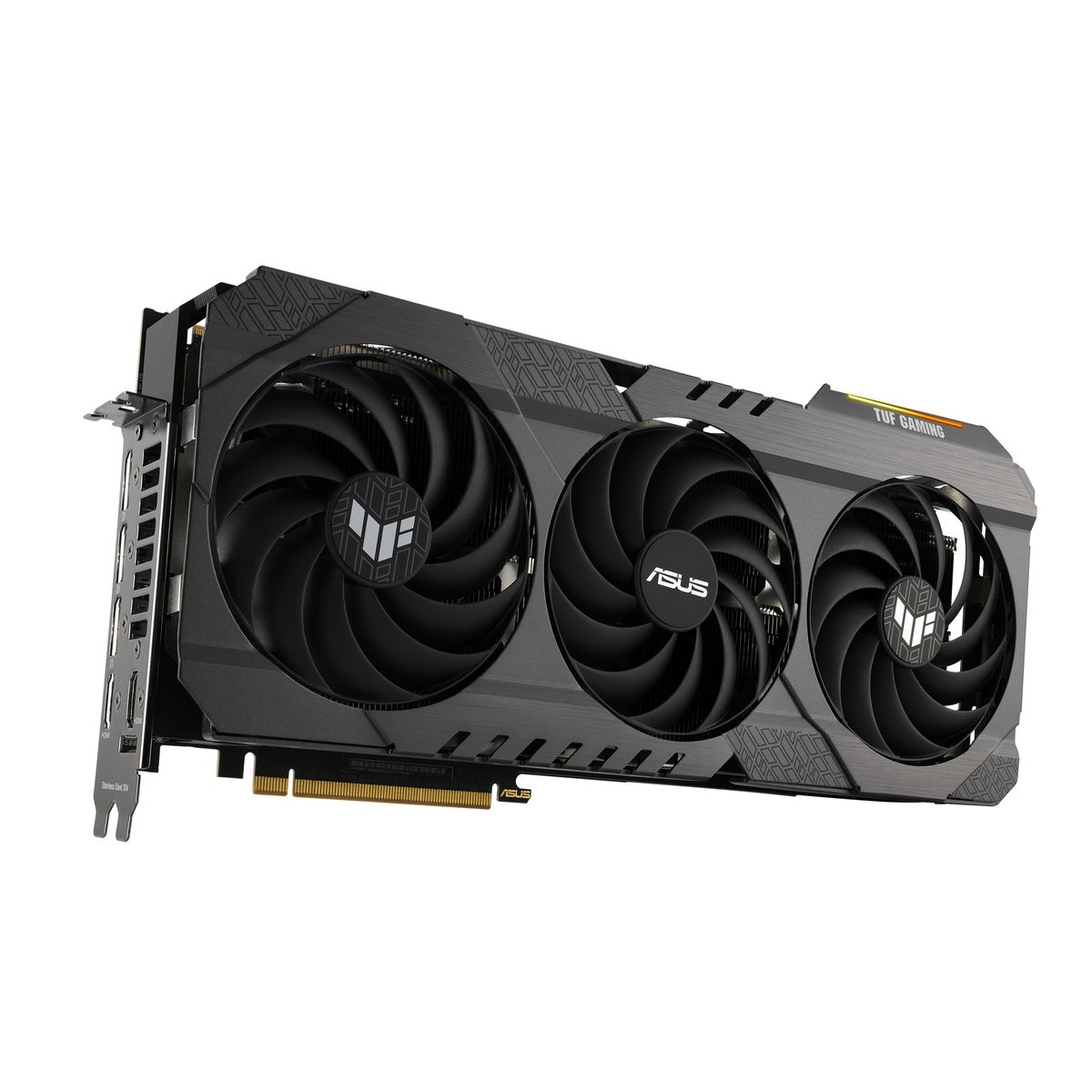 ASUS TUF-RTX3090TI-O24G-GAMING 90YV0HC1-M0NA00 NVIDIA GeForce RTX 3090 Ti, 24 GB GDDR6X, PCIe 4.0, 3x DisplayPort, 2x HDMI, 16-pin, 3x Lüfter, 3,2 Slots