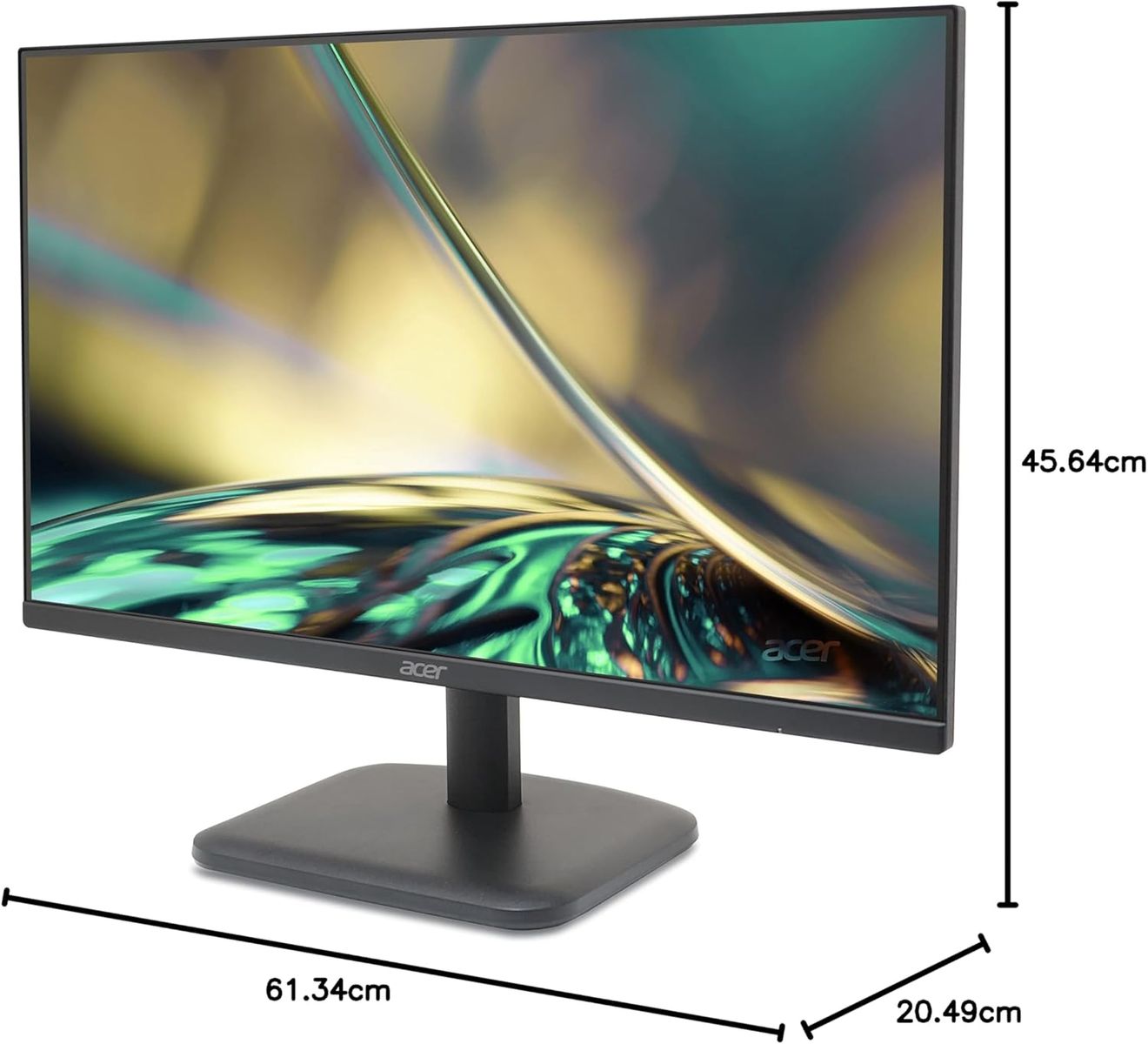 Acer EK271H Monitor 27 Zoll (69 cm Bildschirm) Full HD, 100Hz HDMI, 75Hz VGA, 5ms (GTG), HDMI 1.4, FreeSync, Schwarz