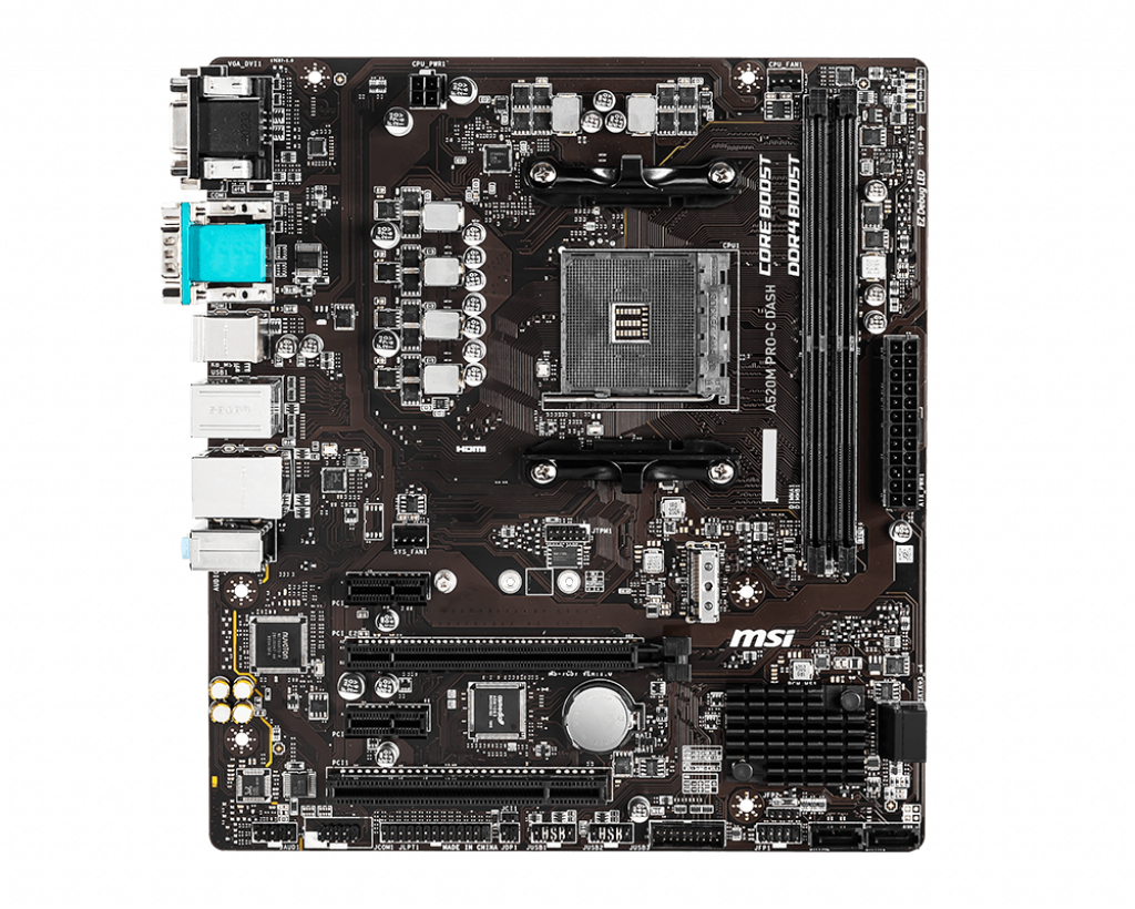 MSI A520M PRO-C Dash A520M PRO-C DASH A520M PRO-C DASH M-ATX