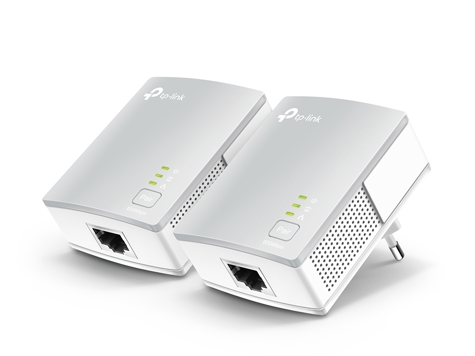 TP-Link TL-PA4010 KIT (EU) V4.0 Powerline Adapter 600 Mbit/s Ethernet-LAN 2er Set Weiß