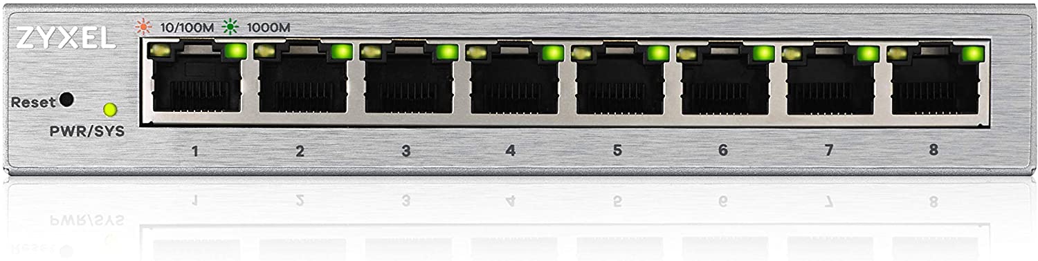 Zyxel GS1200-8 Managed Gigabit Ethernet 10/100/1000