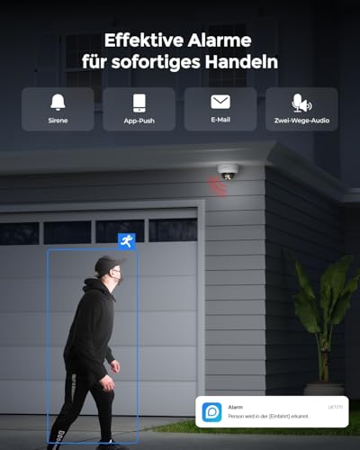 Reolink Duo 3V PoE 16MP 180° Panorama Dual-Objektiv Überwachungskamera, PoE, Bewegungsverfolgung, Farbnachtsicht, Spotlight, 2-Wege-Audio, IK10, IP67