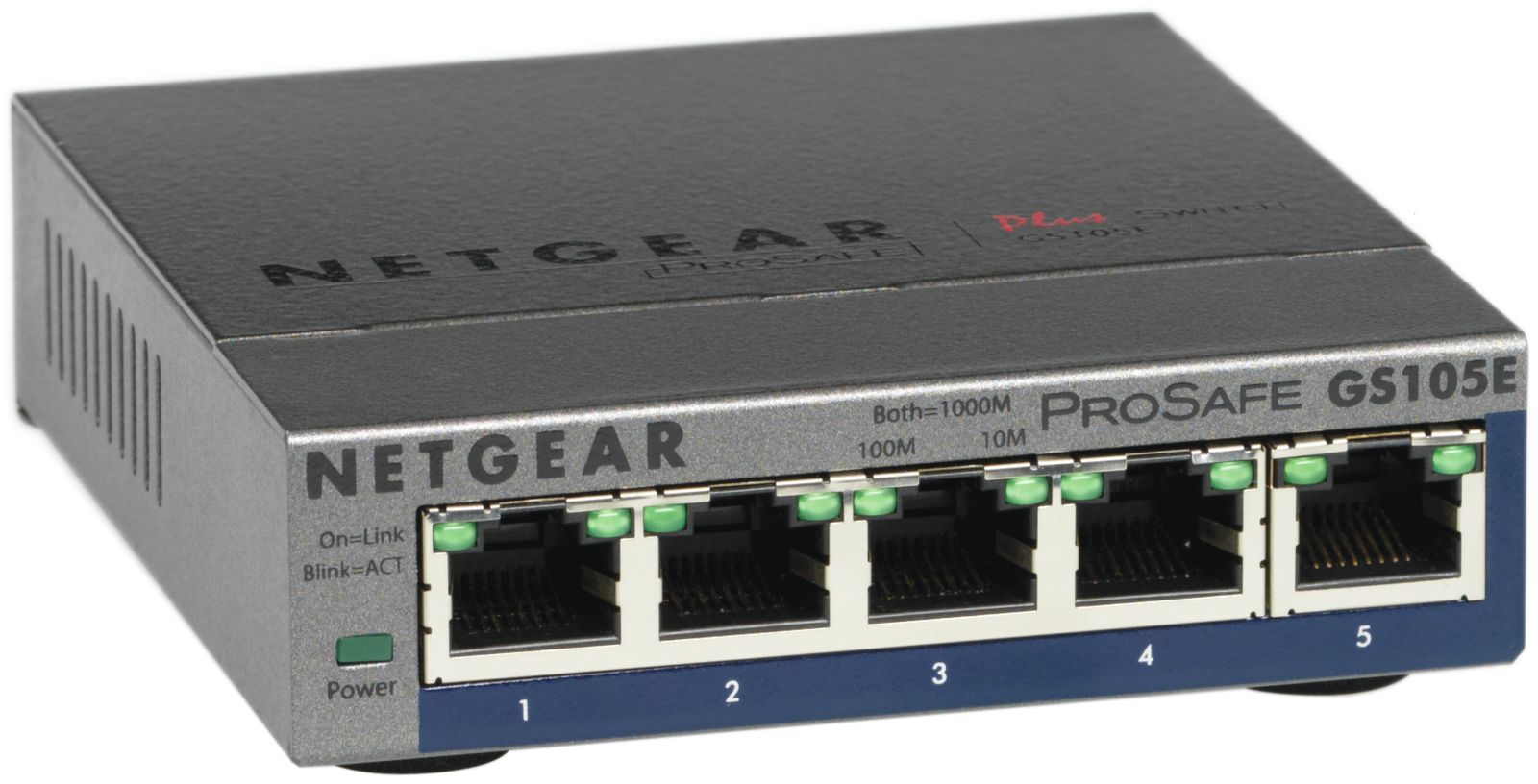 Netgear GS105E-200PES ungemanaged L2/L3 Gigabit Ethernet 10/100/1000 Netzwerk-Switch