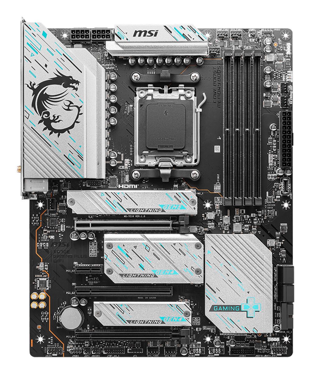 MSI X670E GAMING PLUS WIFI Motherboard AMD X670 Sockel AM5 ATX