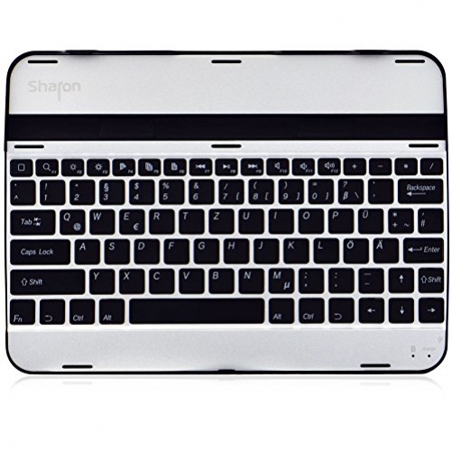 Sharon Samsung Galaxy Tab 3 10.1 Alu Case mit integrierter Bluetooth Tastatur Tastatur Case für Galaxy Tab 3 GT-P5200 GT-P5210 GT-P5220 DE-Layout