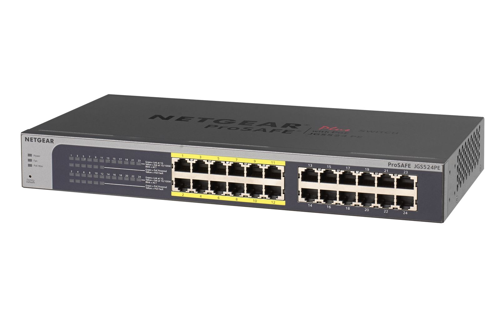 Netgear ProSAFE Plus 24-Port-Switch PoE