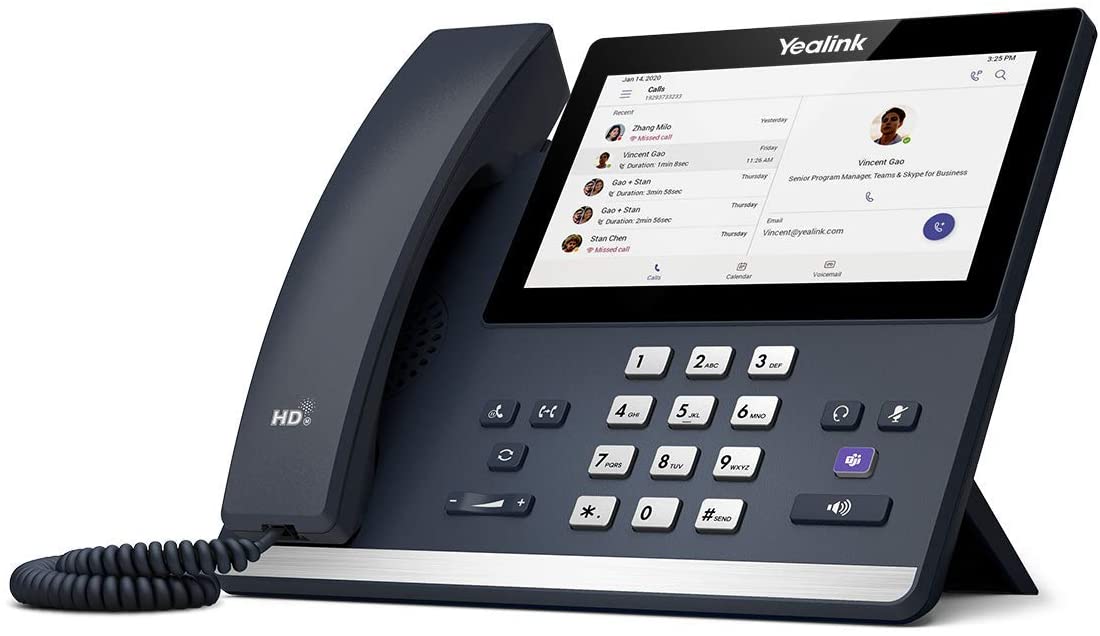 Yealink 1301193 SIP-MP56 Teams Edition VoIP-Telefon, schwarz MP56 Teams Single