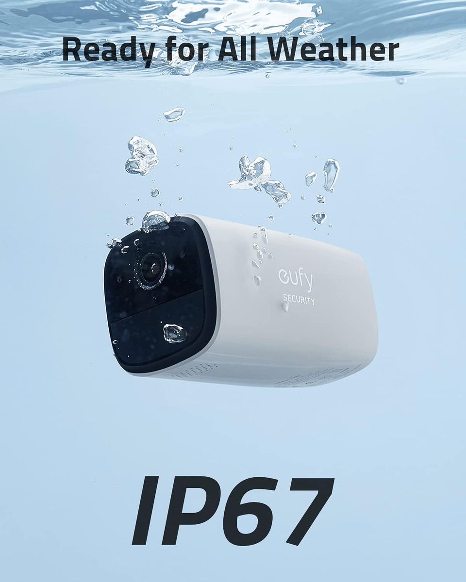 eufy security SoloCam E40, Sicherheitskamera für Draußen, WLAN, kabellos, Personenerkennung KI, Beidseitige Audiofunktion, 2K-Auflösung, 90 dB Alarm, wetterfest, gebührenfrei