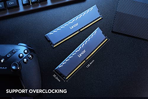 Lexar LD4BU008G-R3200GDXG THOR DDR4 Arbeitsspeicher 16GB (2x8GB) 3200 MHz CL16 XMP 2.0 1,35V UDIMM 288-Pin