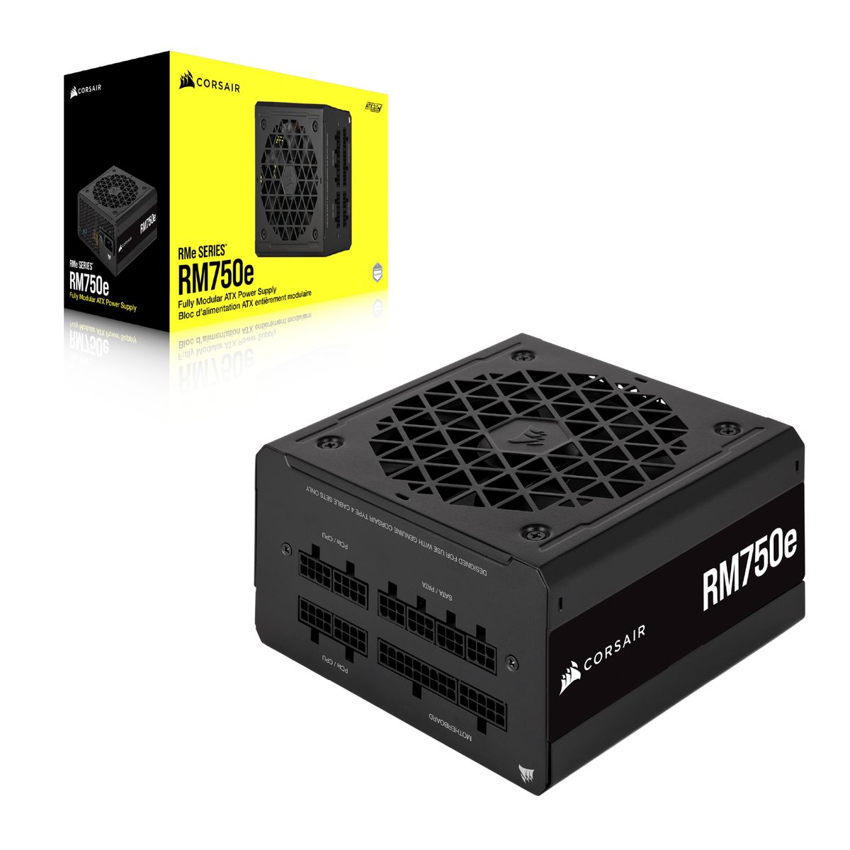 Corsair RM750e RMe Series Netzteil 750 W 80 PLUS Gold, Voll modular, ATX 3.0, 24-pin ATX, Schwarz, EU