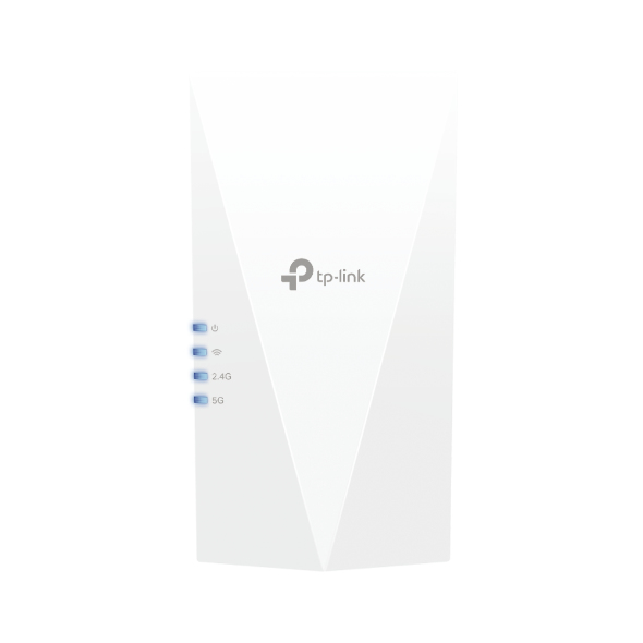 TP-Link RE500X V2.0 (EU) AX1500 WiFi 6 WLAN-Repeater, Dual-Band 1200 Mbit/s, 1x Gigabit LAN, OneMesh, Weiß, EU-Stecker Typ C