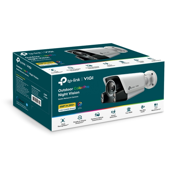 TP-Link VIGI C340S Patrone (Form) IP-Sicherheitskamera Draußen 2688 x 1520 Pixel Wand