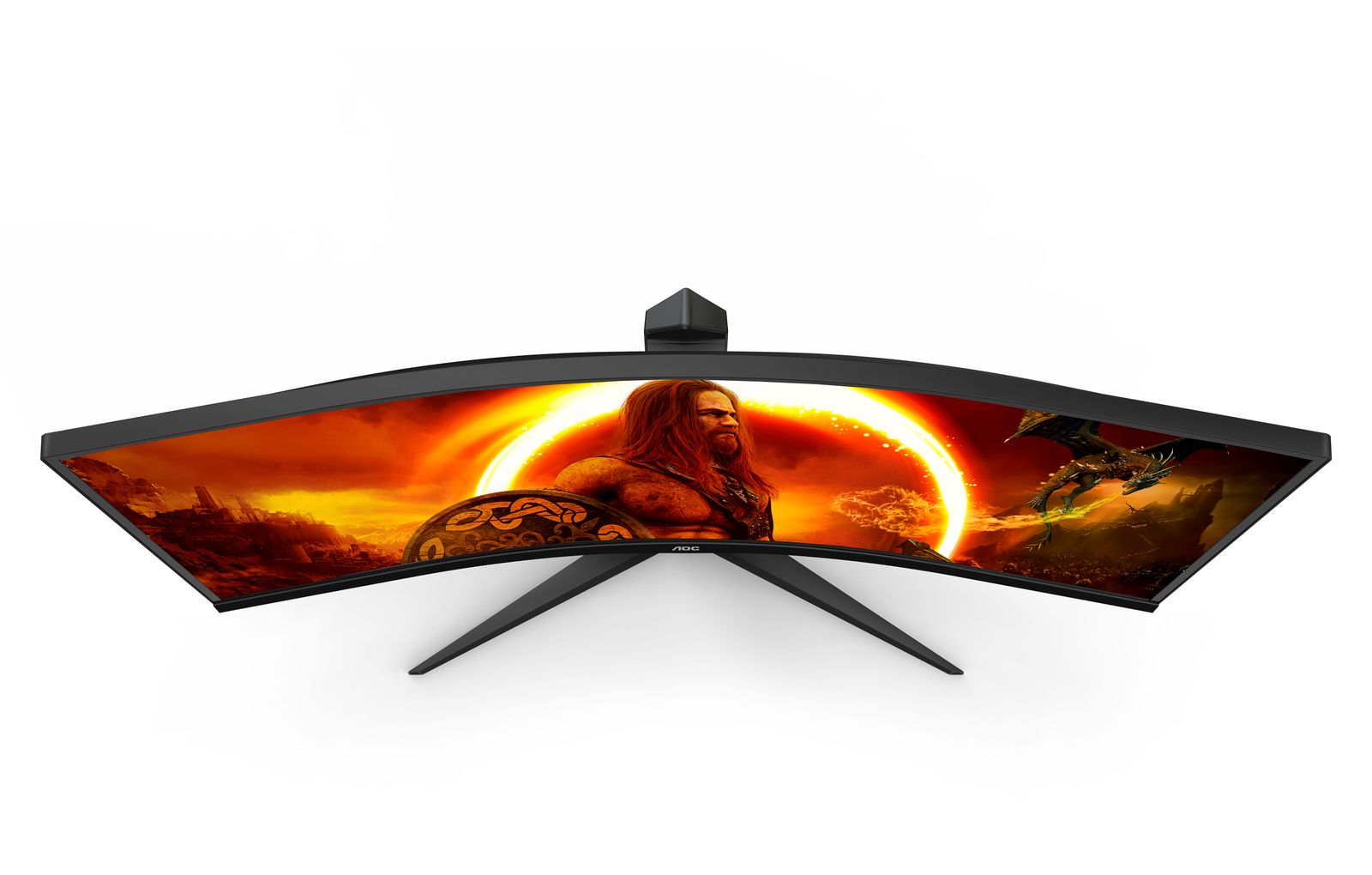 AOC G2 CU34G2XPD/BK Computerbildschirm 86,4 cm (34") 3440 x 1440 Pixel Wide Quad HD LED Schwarz, Rot