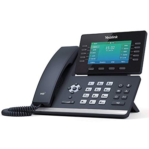 Yealink SIP-T54W IP Phone Black Wired Handset LCD 10 lines WLAN