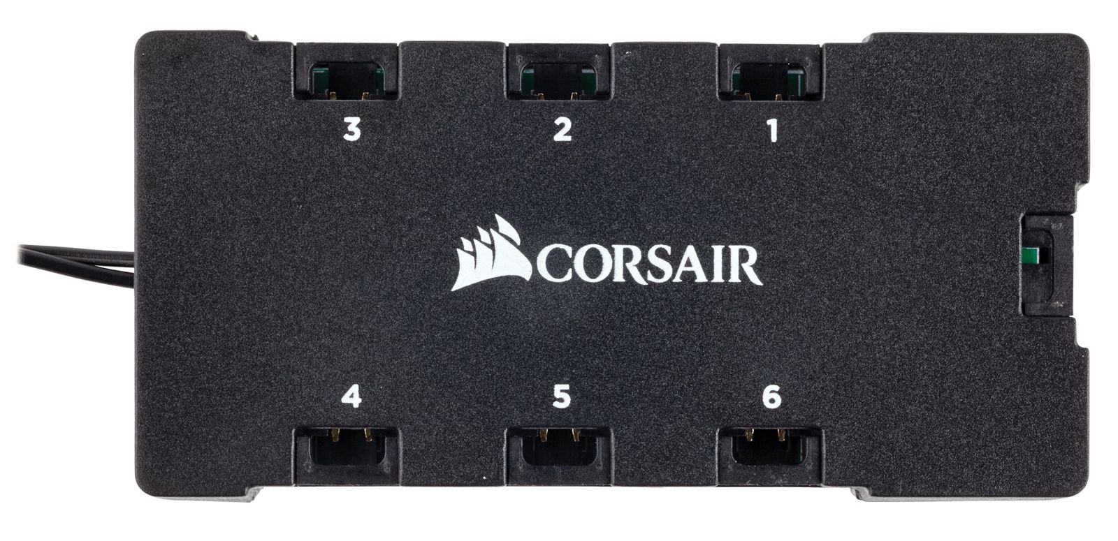 Corsair LL120 RGB 120 mm Gehäuselüfter, PWM, Hydrauliklager, 600-1500 RPM, 24,8 dB, RGB-Beleuchtung, schwarz/weiß