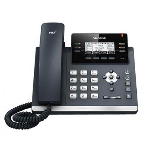 yealink SIP-T41S IP-Telefon Schwarz Kabelgebundenes Mobilteil LCD 6 Zeilen