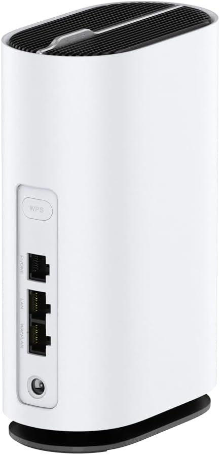 ZTE G5C 5G CPE Router, WiFi 6 AX1800, 2x Gigabit WAN/LAN, 1x RJ11 VoIP/VoLTE, Nano-SIM, NFC, bis 3,4 Gbit/s, EU Stecker