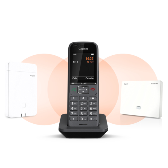 Gigaset S700H PRO DECT-Telefon Anrufer-Identifikation Anthrazit