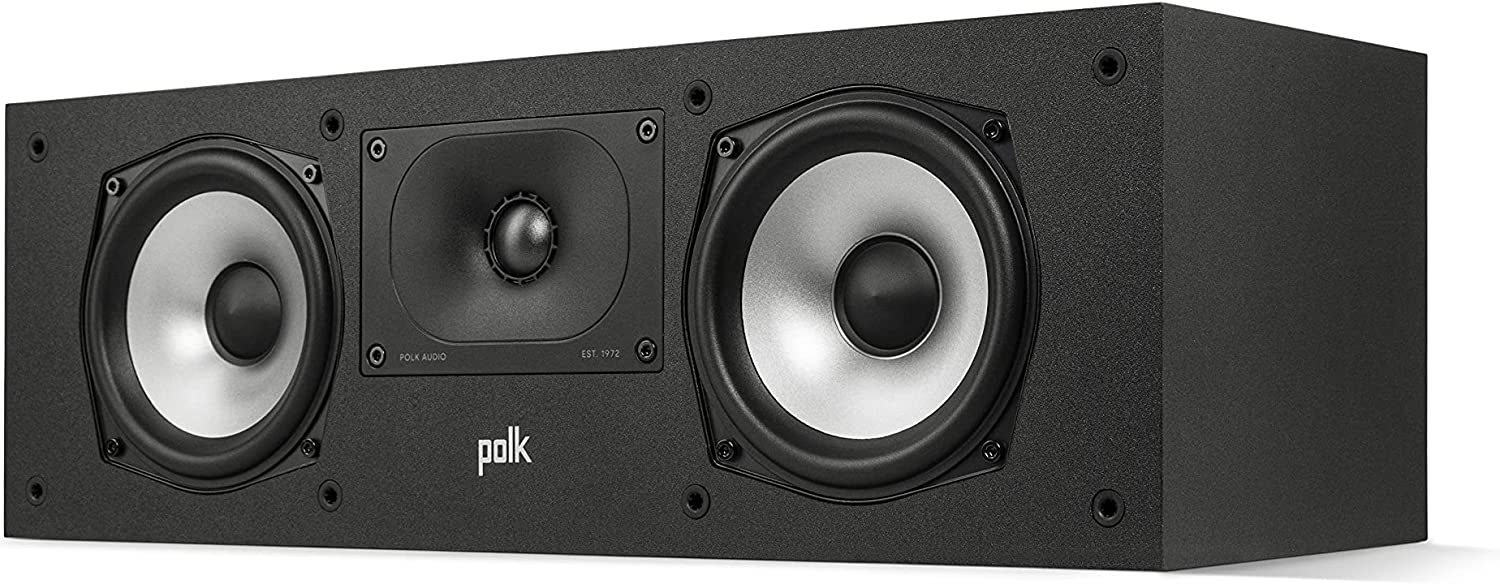 POLK AUDIO Monitor XT30 High-Resolution Center Channel Speaker, Hi-Res Certified Performance, Dolby Atmos Certified & DTS:X Compatible, Black POLK AUDIO Monitor XT30 High-Resolution Center Channel Speaker, Hi-Res Certified Performance, Dolby Atmos Certified & DTS:X Compatible, Black