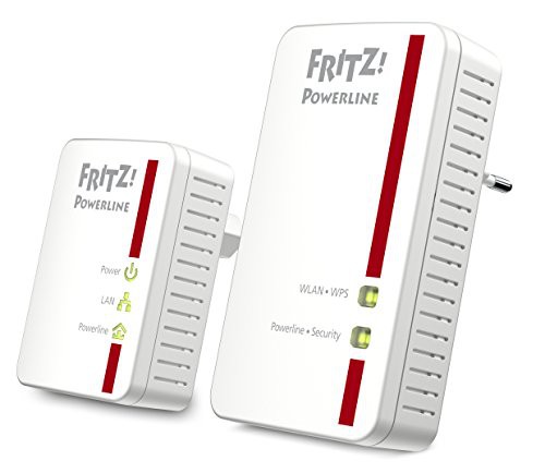 AVM FRITZ!Powerline 540E 510E WLAN Set  500 MBit/s WLAN-Access Point Fast-Ethernet-LAN