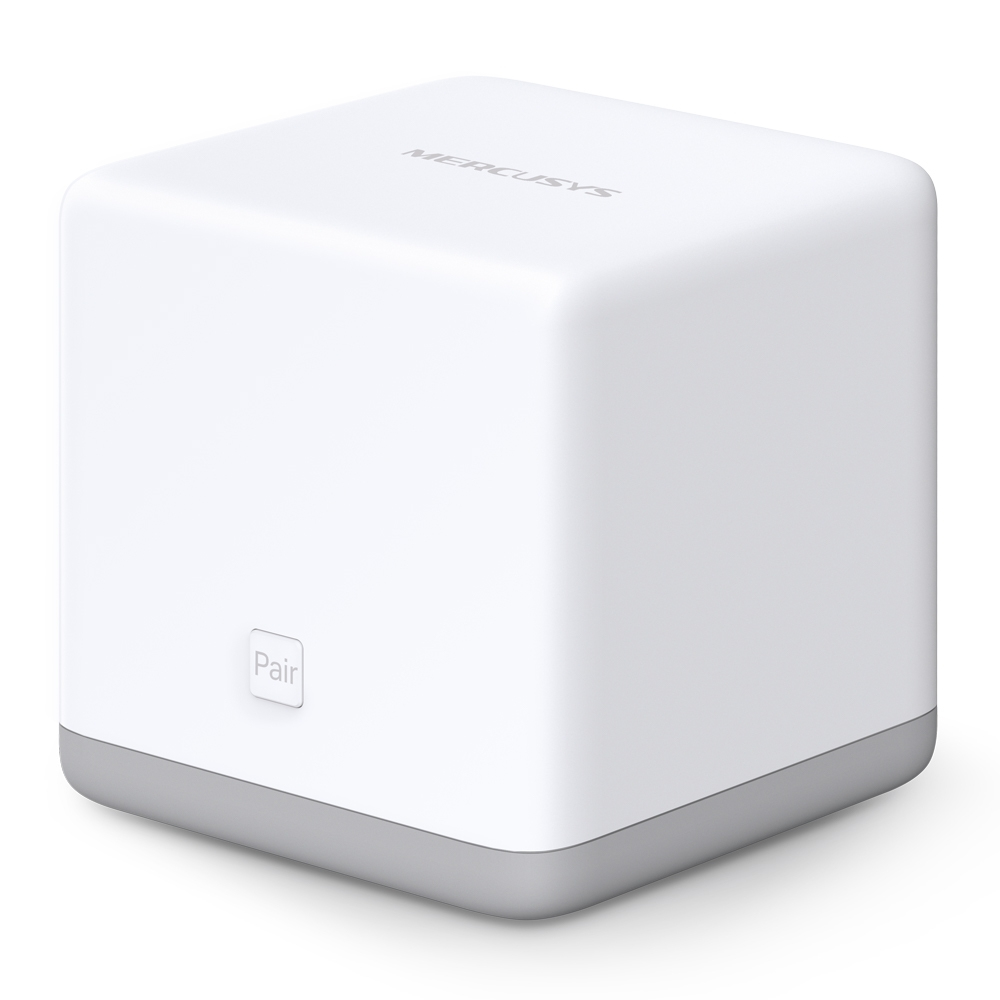 Mercusys Halo S3(2-Pack) 300Mbps Whole Home Mesh Wi-Fi System (Wi-Fi Router/Extender/Booster für nahtloses Netzwerk, bis zu 2.200 sq feet Abdeckung, Kindersicherung)