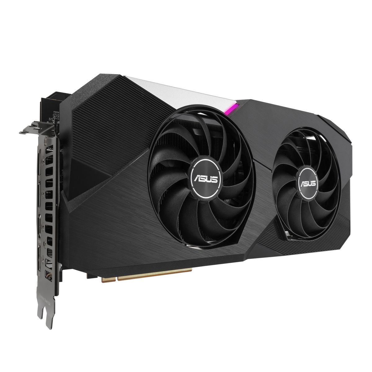 ASUS DUAL-RX6700XT-12G AMD Radeon RX 6700 XT 12 GB GDDR6, PCIe 4.0, HDMI 2.1, 3× DisplayPort 1.4a, 295 mm, 2,7 Slots, 650 W empfohlen