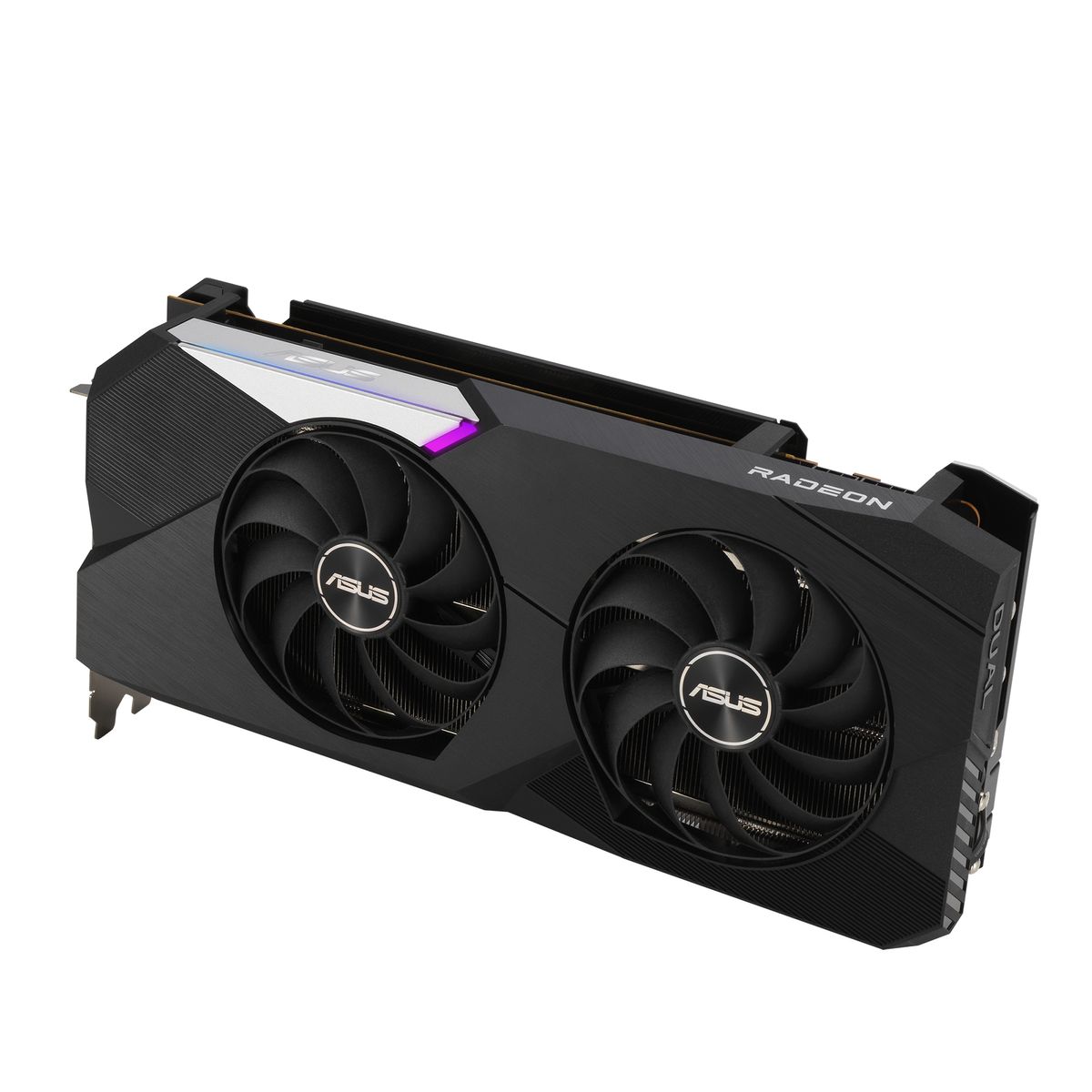 ASUS DUAL-RX6700XT-12G AMD Radeon RX 6700 XT 12 GB GDDR6, PCIe 4.0, HDMI 2.1, 3× DisplayPort 1.4a, 295 mm, 2,7 Slots, 650 W empfohlen