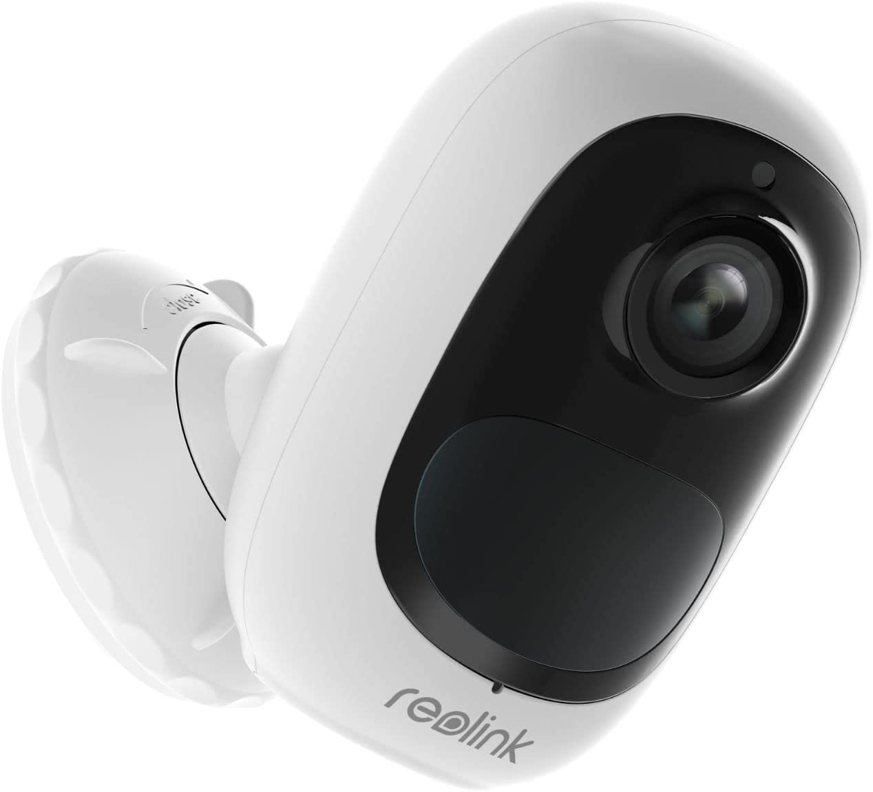 Reolink Überwachungskamera Aussen Akku, Kabellose WLAN IP Kamera Outdoor mit PIR Bewegungsmelder, 1080p Zeitraffer, 10m IR-Nachtsicht, microSD-Kartenslot (bis zu 128GB), 2-Wege-Audio, Argus 2E