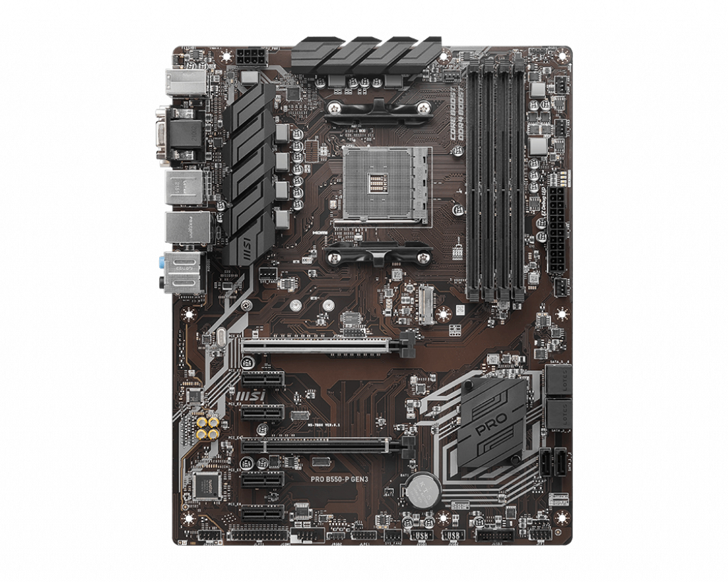 MSI PRO B550-P GEN3 Motherboard AMD B550 Socket AM4 ATX