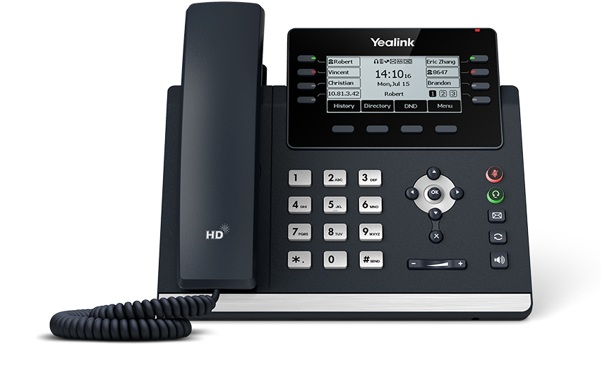 Yealink SIP-T43U IP-Telefon Grau 12 Zeilen LCD WLAN