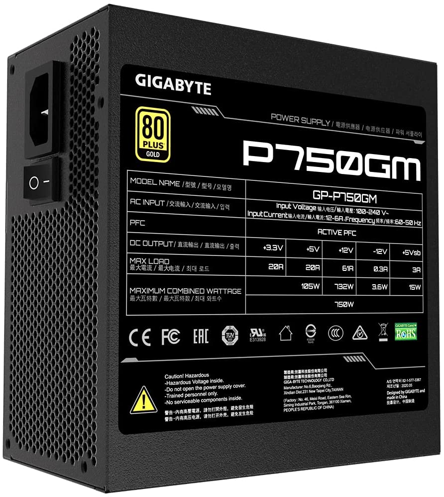 Gigabyte Netzteil 750W P750GM GP-P750GM