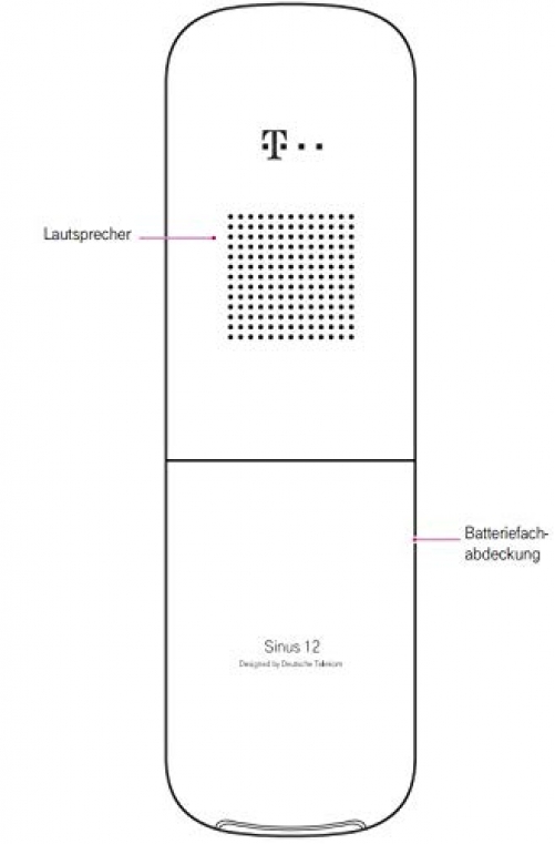 Telekom Sinus 12 in Festnetz Telefon schnurlos 5 cm Farbdisplay beleuchtete Tastatur Anschlussunabhängige Nutzung an Allen handelsüblichen Routern Standardanschlüssen