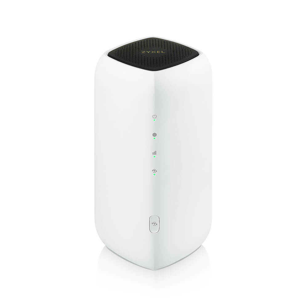 Zyxel FWA505 Mobilfunk-Router 4G/5G, LTE-TDD/FDD, Sub6 NSA/SA, Indoor WLAN & LAN, TS-9 Antenne, 2x LAN, USB 2.0, Weiß