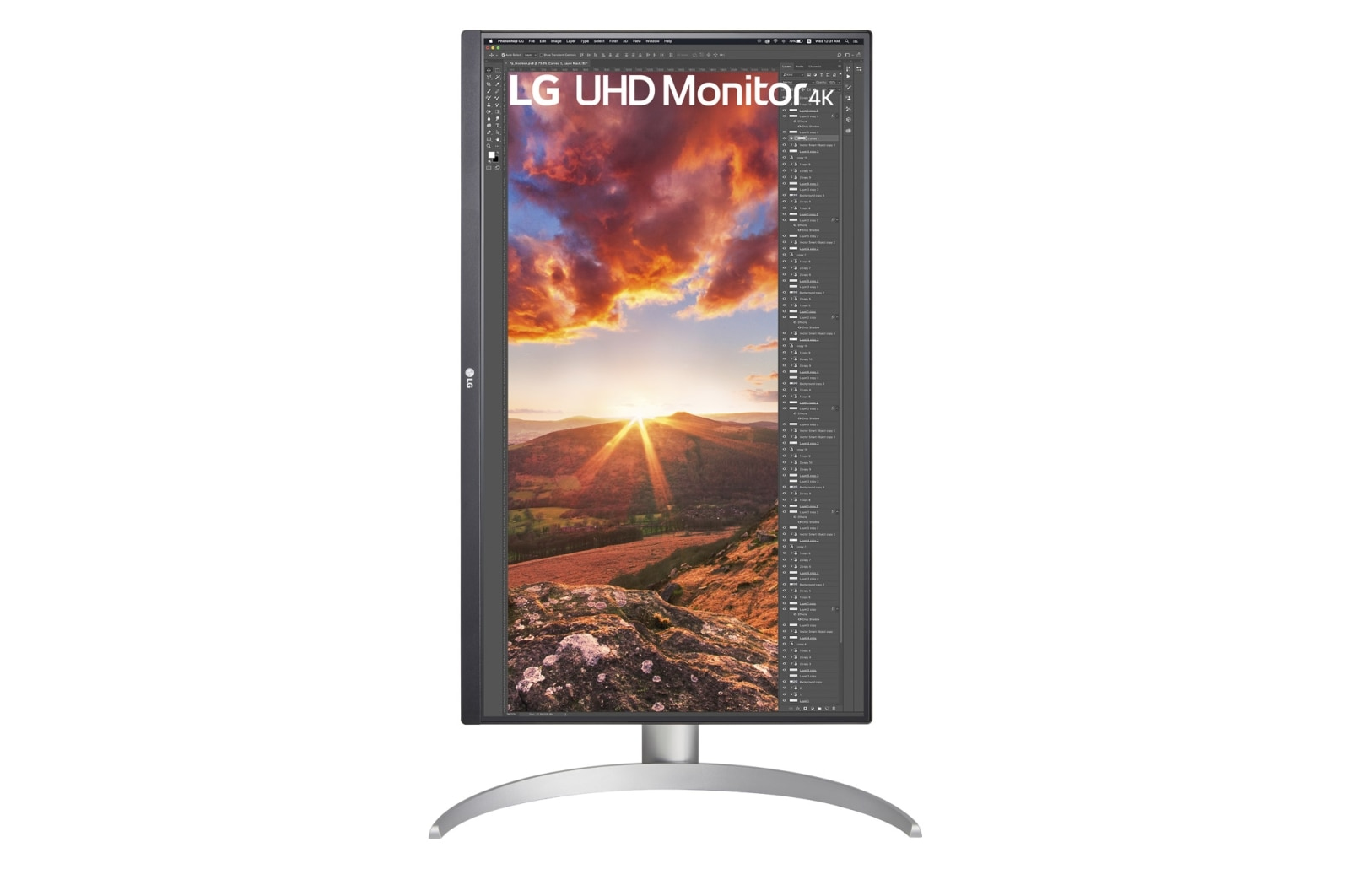 LG 27UP85NP-W Computerbildschirm 68,6 cm (27") 3840 x 2160 Pixel 4K Ultra HD LED Silber