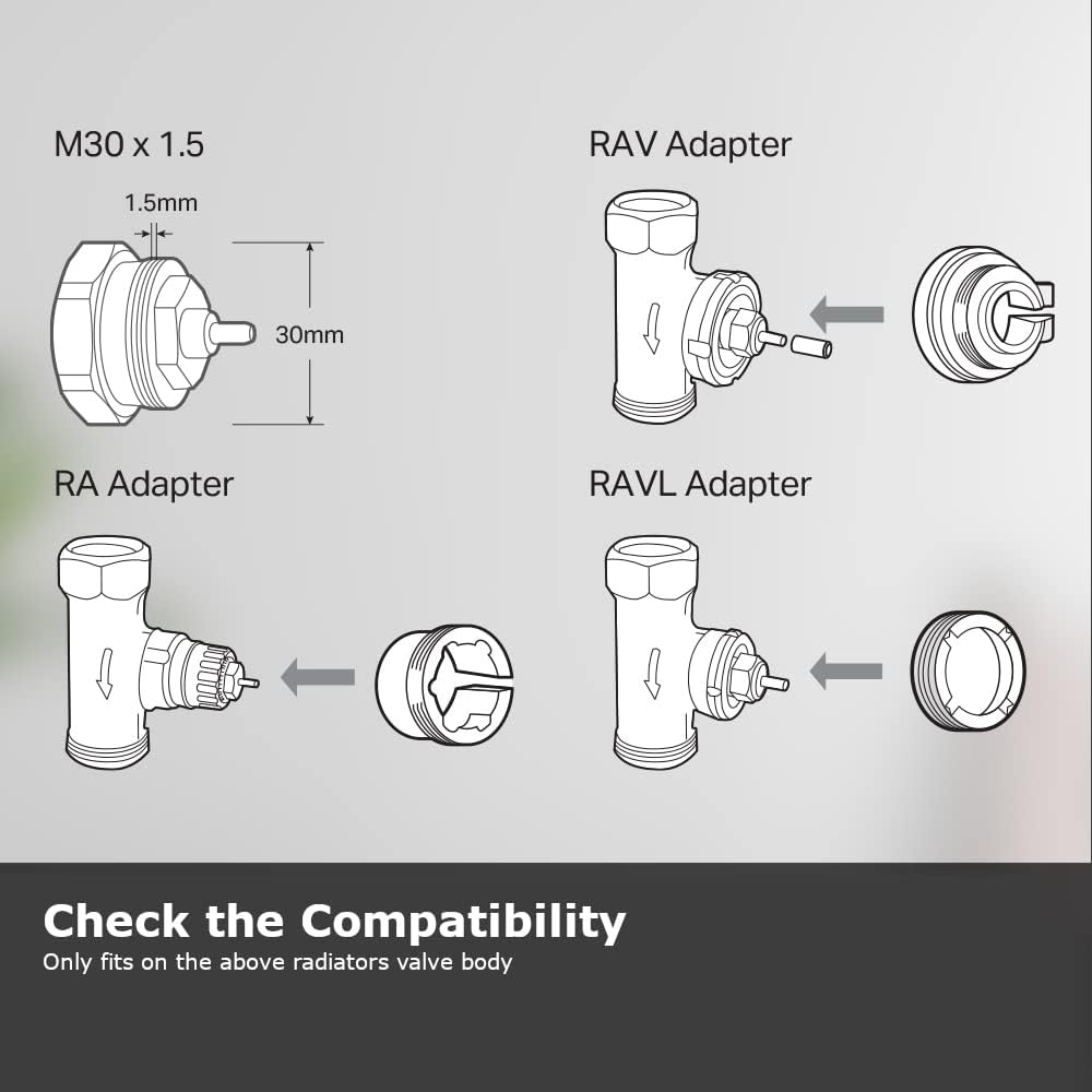 TP-Link Kasa Smartes Heizkörperthermostat-Starter-Set, intelligentes Heizkörperventil, energiesparend, LED-Display, intelligenter Zeitplan, funktioniert mit Alexa und Google Home, Keine Brücke