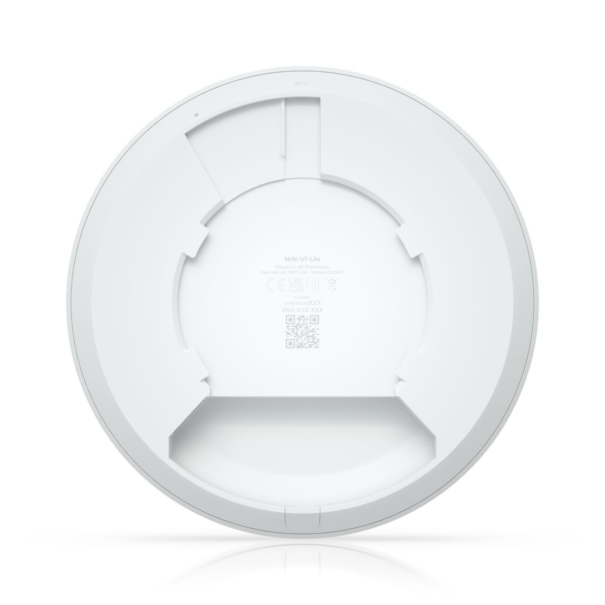 Ubiquiti U7 Lite Access Point, 2,4 GHz 688 Mbit/s & 5 GHz 4300 Mbit/s, Power over Ethernet PoE 44-57 V, 1x 2,5 Gbit/s RJ45, Weiß, Decke/Wand