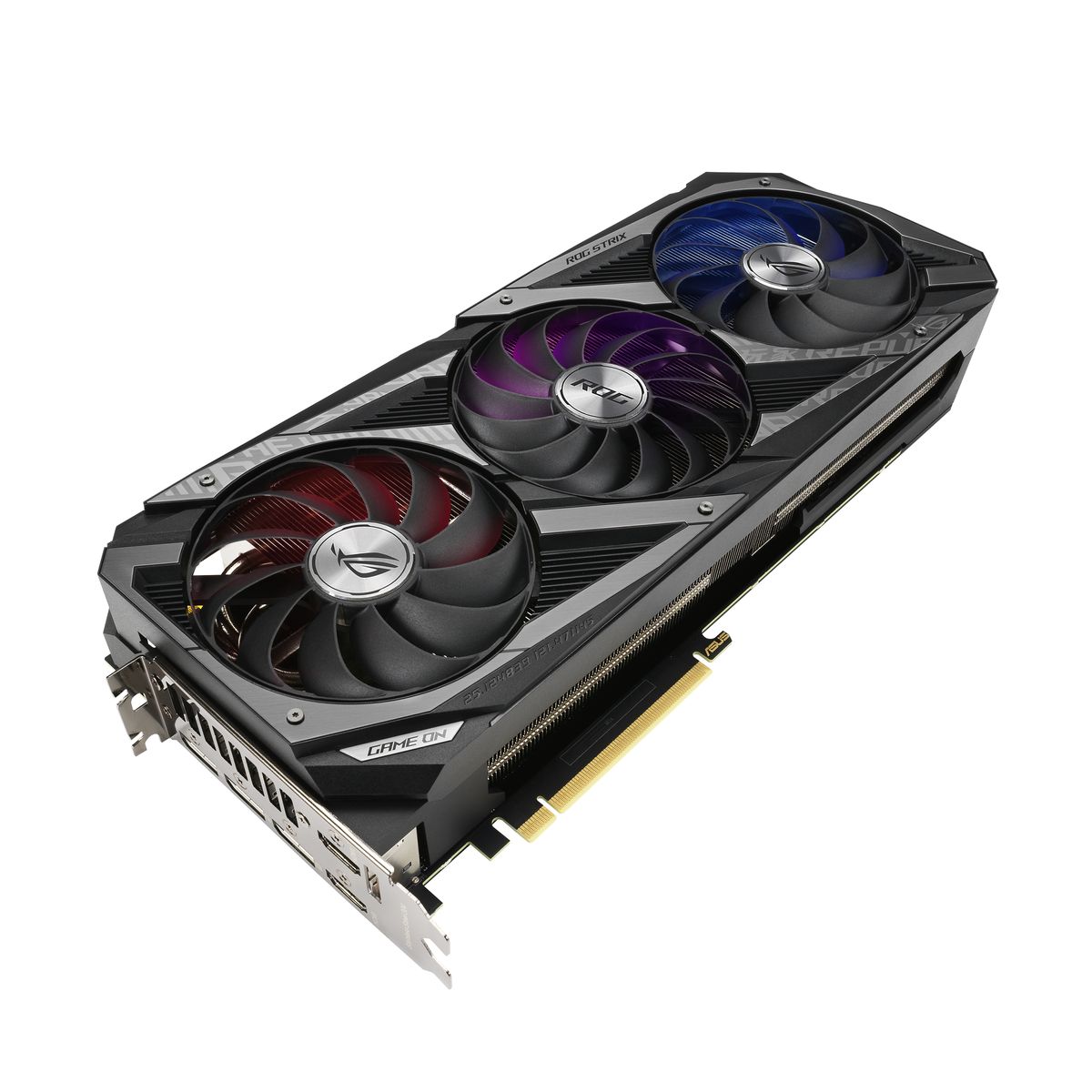 ASUS ROG Strix RTX 3070 Ti O8G Gaming Grafikkarte, NVIDIA GeForce RTX 3070 Ti 8 GB GDDR6X, PCIe 4.0, 3xDP 1.4a, 2xHDMI 2.1, 3x 8-pin, 2,9 Slots, 318,5 mm