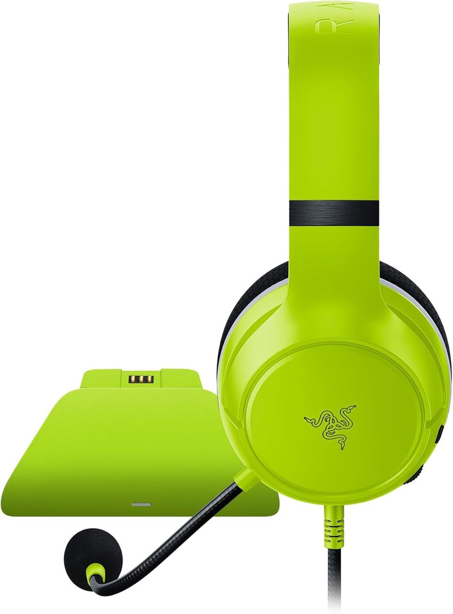 Razer Essential Duo Bundle for Xbox Kaira X Gaming Headset Stereo 3.5mm + Universal Quick Charging Stand Electric Volt