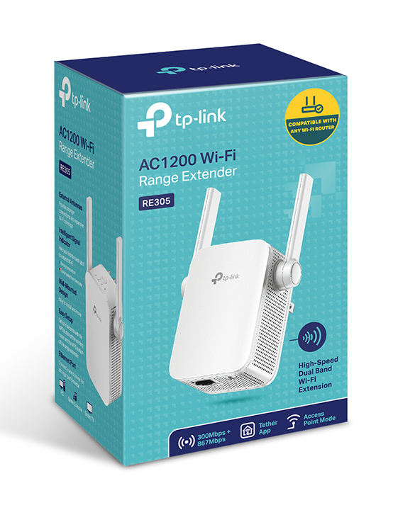 TP-Link RE305 V3 Netzwerk-Erweiterungsmodul Netzwerksender 10 100 Mbit/s