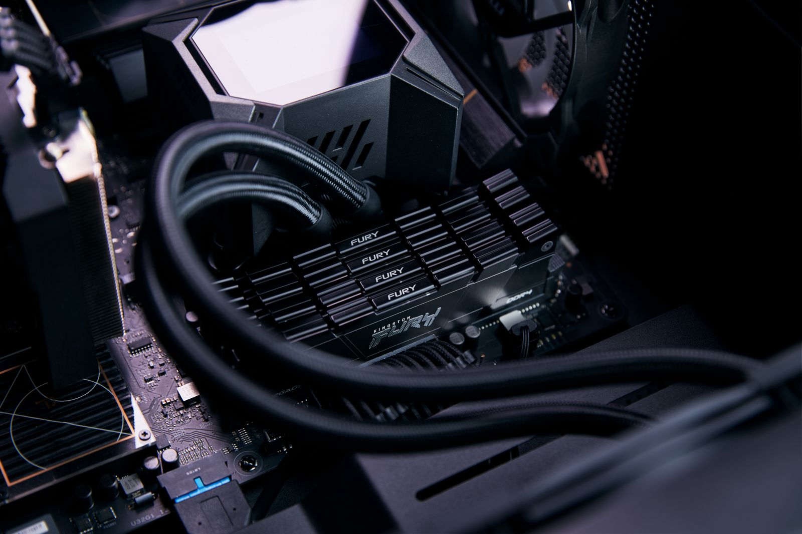 Kingston Technology FURY Renegade KF436C16RB12K2/32 32GB (2x16GB) DDR4-3600 CL16 DIMM XMP 2.0 Black