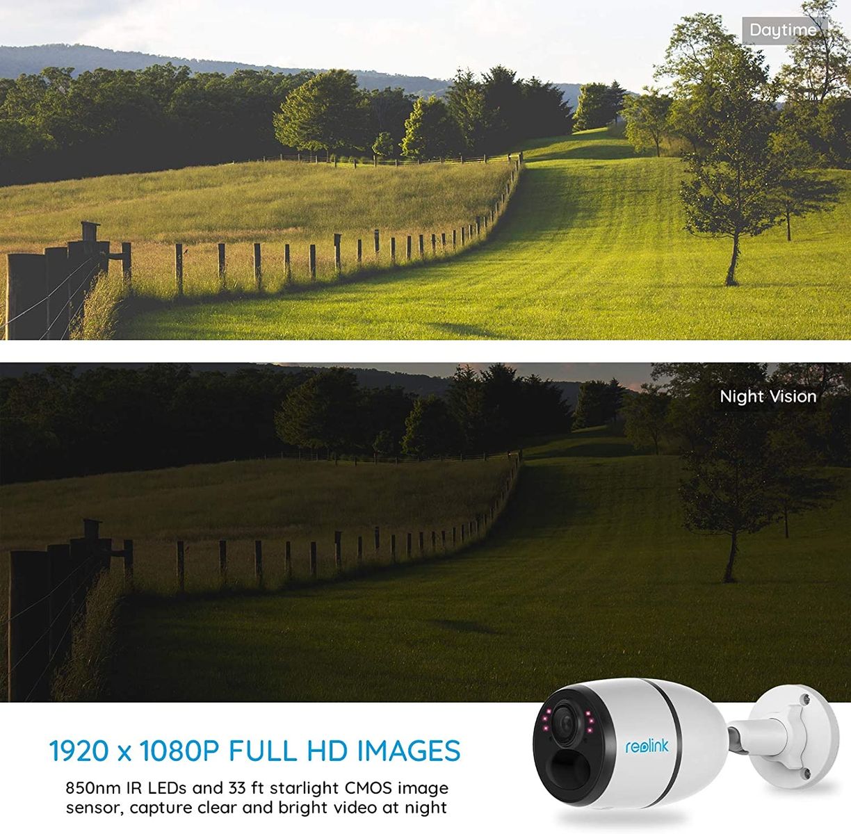 Reolink Go 3G/4G LTE Surveillance Camera Outdoor Battery, Wireless 1080p Mobile IP Camera with PIR Motion Detector, Starlight Night Vision, 2-Way Audio, microSD Card Slot (Not LAN or WLAN Capable)