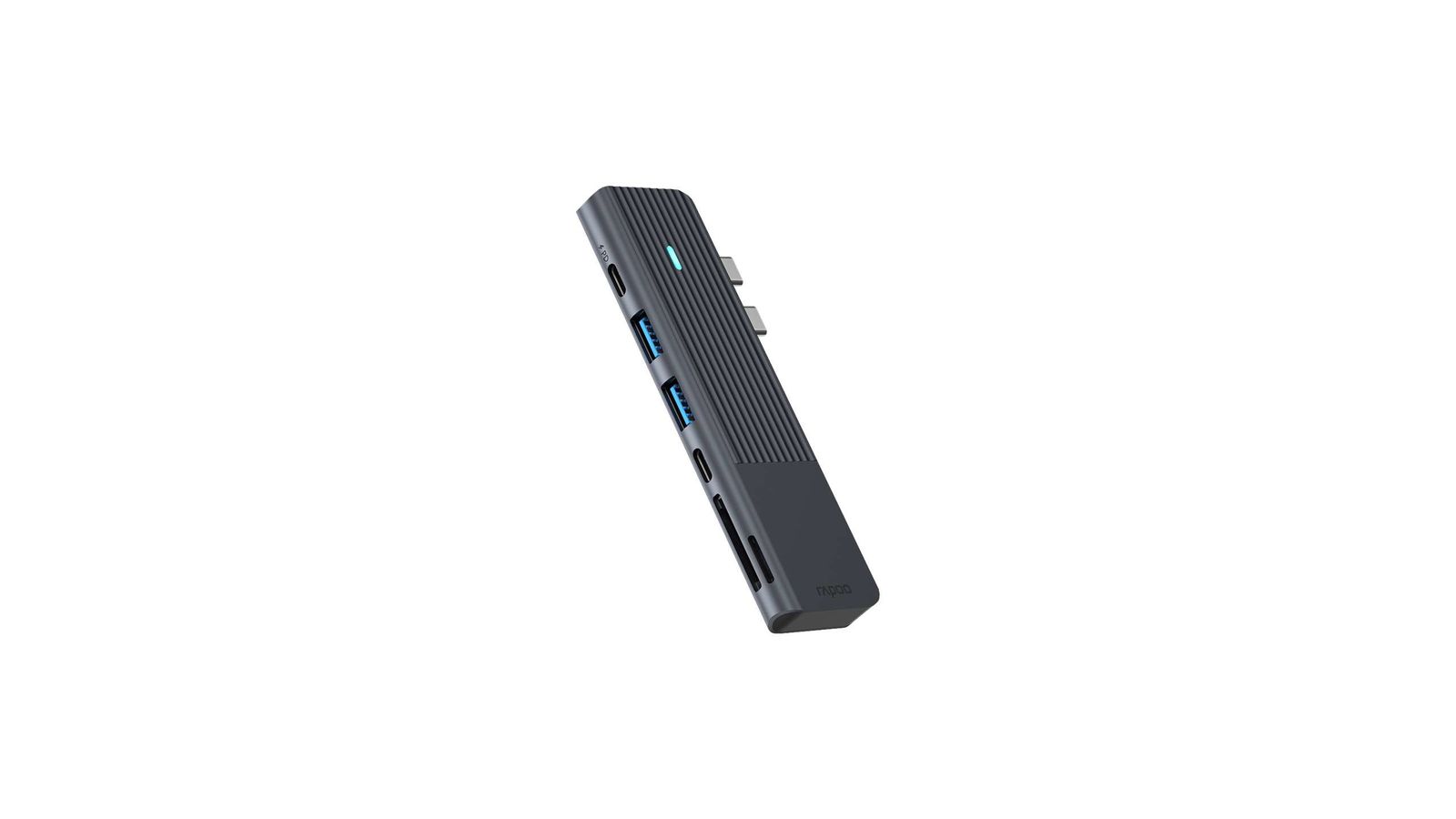 Rapoo UCM-2003 7-in-2 USB-C Multiport Adapter for MacBook 100W Power Delivery HDMI USB-C USB-A 3.0 microSD v1.0